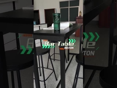 Barmeubelontwerp Houten keukenbartafel