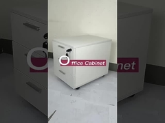 3 Schuifkasten kantoor Houten mobiele voetstuk