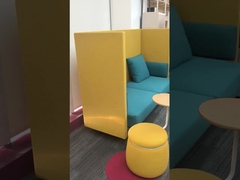 Kantoormeubelen Sofa Modulaire privacy stoffen voor woonkamer