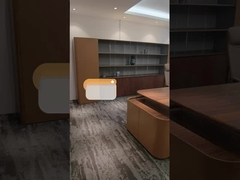 Moderne L-vormige Executive Hoek kantoor bureau