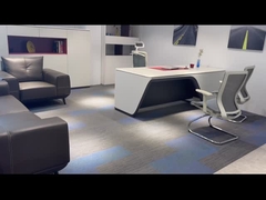 BESTON Luxury White Mdf CEO Ergonomische Executive Manager Desk Met laden