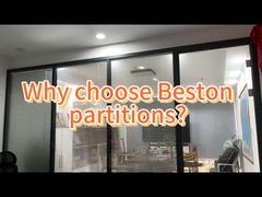 Bekijk Glazen Kantoorverdelers Wanden Stabiliteit Veiligheid Demo