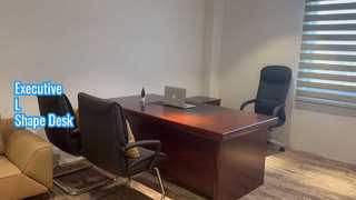 Look: het meest klassieke en toch L-vormige Boss-bureau