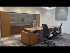 Modern L-vormig directiebureau voor professionele kantoren