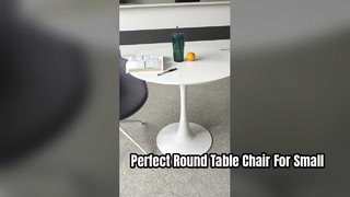 Moderne ronde vergadertafel voor kleine kantoren