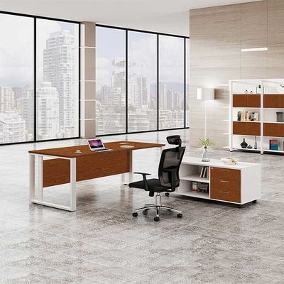 1,8 m Executive bureaus Houtnerfkleur L-vorm Executive CEO Desk
