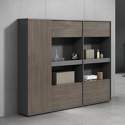 87 Inch Executive Office houten archiefkasten met kledingkast