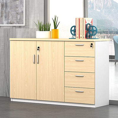 47 inch kantoor houten archiefkasten 2 deurs boekenkast met slot