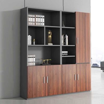71 inch kantoor houten archiefkasten baas bureau bijpassende boekenkast bruin