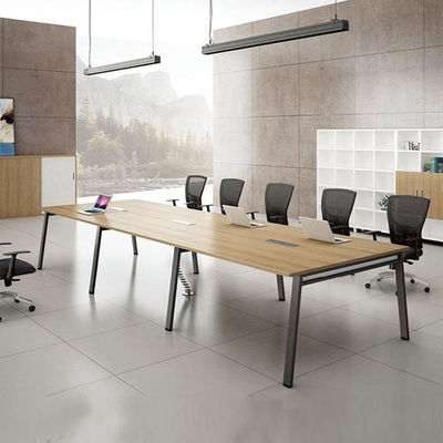 Executive vergadertafel en stoelen voor 10 personen, houtdikte 25 mm