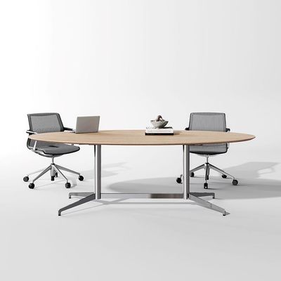 70.8 Incn Office Conferentietafel Ovale vergadertafel voor 4 personen