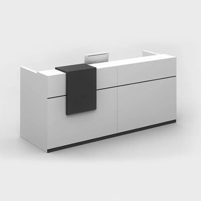 1100Hmm Witte receptiebalie 78,7 inch met receptiebalie