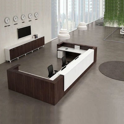 Salon Front Office Receptie Moderne stijl met melamine paneel