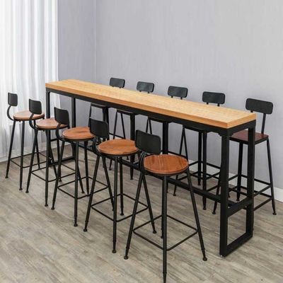 Dikte 16 mm bartafelkruk Set Melamine Board Bar Height Dining Set