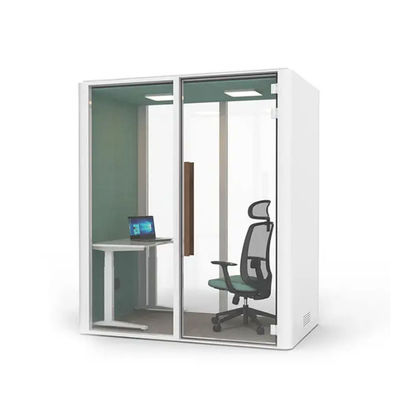 Modulaire Office Pod Meeting White Small Indoor Meerdere personen