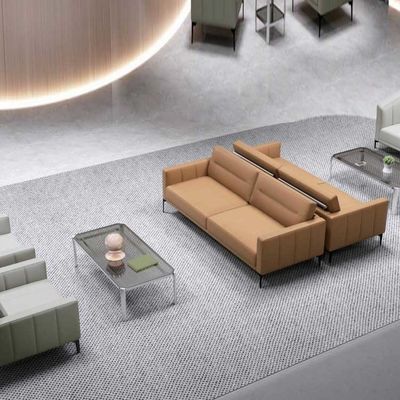 Elegant esthetisch lederen receptiemeubilair ODM zorgvuldig vervaardigd