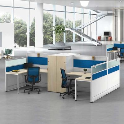 2 4 6 persoons modern werkstation metalen frame met kledingkast