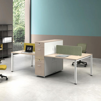 Modulaire kantoor tafel Werkstation Cubicle Houten kantoorwerkstation voor 4 personen