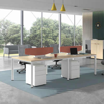 Open Office Werkstation Modulair 4 personen Personeel Werkstation Kantoor Werkbord