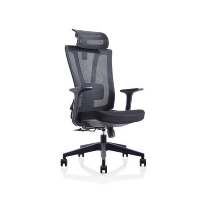 Moderne Design Mesh kantoorstoel met 3D-metalen handgreep en premium nylon wielen