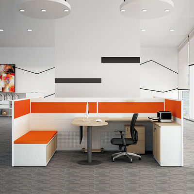 Goedkoop Oranje Office Workstation Prijs Modulair 2 4 6 Personen Office Workstations Desk