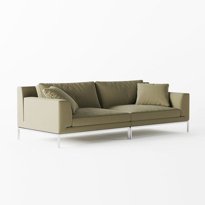 Groene leer kantoorbank Set PU leermeubelen Moderne bank