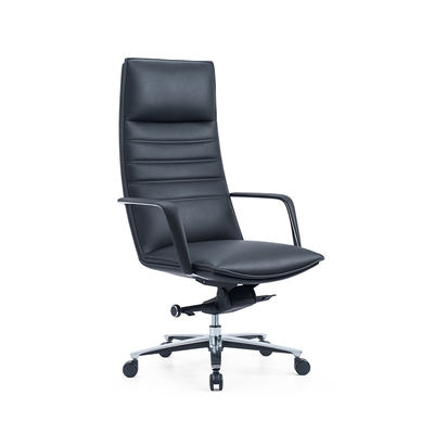 Comfortabele draaibare ergonomische kantoorstoelen van echt leer