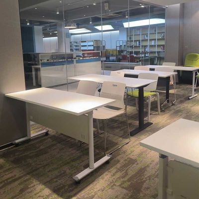 Moderne vouwbare mobiele school vouwbare vergaderruimte trainingstafel