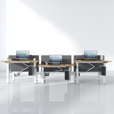 Moderne elektrische staande tafel met rug tot rug Hoogte verstelbare werkstation Bureaubureau