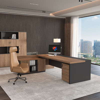 Luxe Executive Office Meubels CEO Desk Houten Computer Desk Voor kantoor