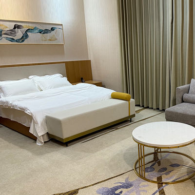 Luxe 5-sterren hotel bed op maat houten moderne hotel slaapkamersets
