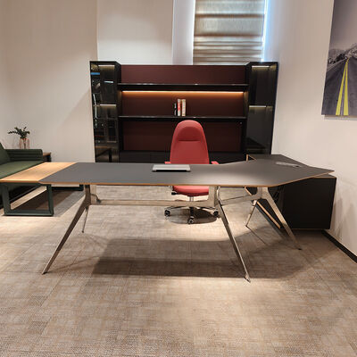 Hot Selling Bureau 1.8m Modern L-Vorm Directiebureau Voor CEO Kantoormeubilair