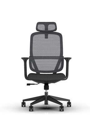 Hoge rug verstelbare ergonomische kantoorstoel comfortabele mesh taakstoel met armen