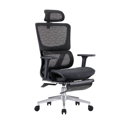 Mesh Office Chair Ergonomisch ademend Mesh Back Verstelbare hoogte Draaibare basis met 3D verstelbare armleuningen voor kantoor
