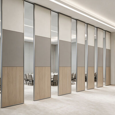 Moderne schuifwand scheidingswand Hout Melamine Plaat Verplaatsbare Panel voor Kantoor en Hal