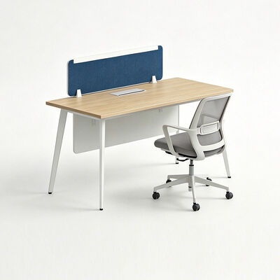 25mm Melamine Board Kantoor Werkstation Bureau met Aangepaste Afmetingen en Geïntegreerd Kabelbeheer