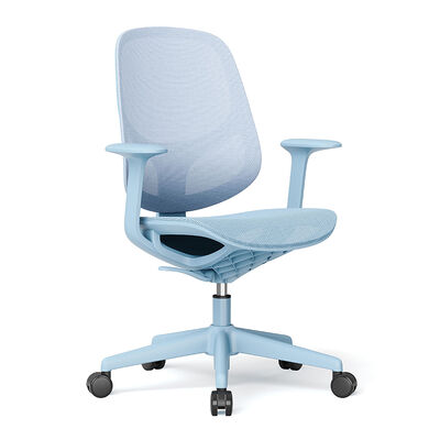 Ergonomische kantorenstoel met ademend rugleuning met een gasophanger van 100 mm en een basis van 330 mm PP met vijf sterren